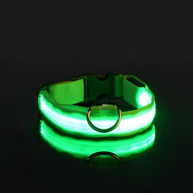 Glow in the dark Collar - Keep your pet safe and seen after dark